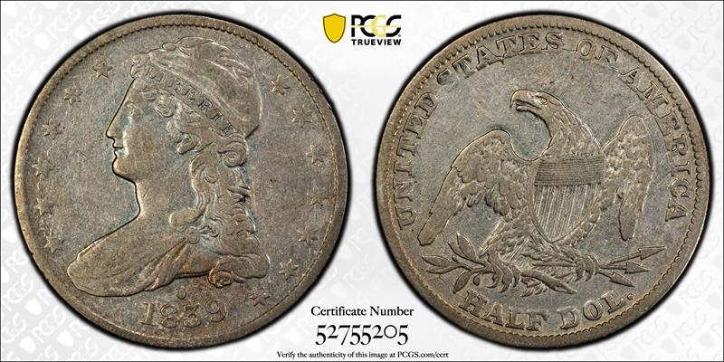 1839-O 50C PCGS VF20