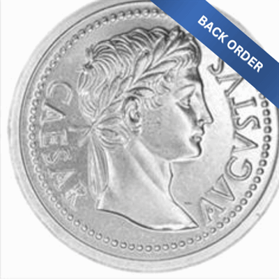 TUBE - 1 OZ  CAESAR AUGUSTUS SILVER ROUND (20 ROUNDS +1 TUBE) 