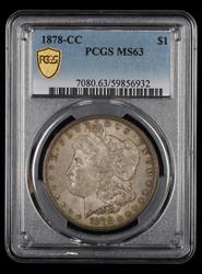 1878-CC $1 PCGS MS 63