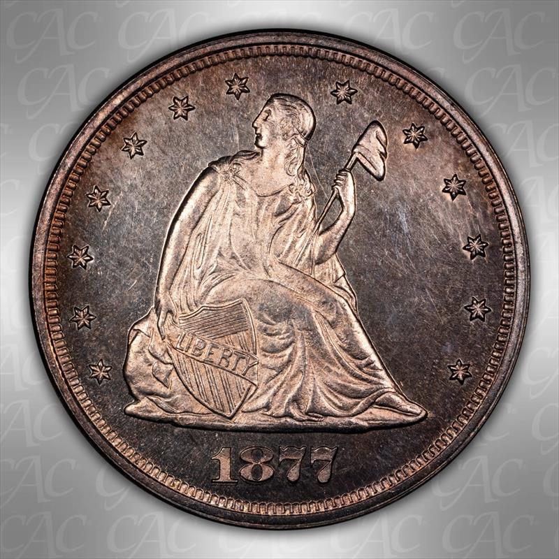1877 20c CACG PR 64 