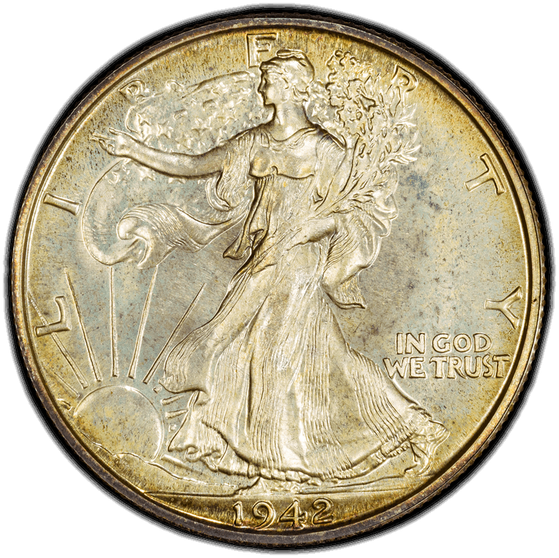 1942 50C PCGS PR 67+ CAC
