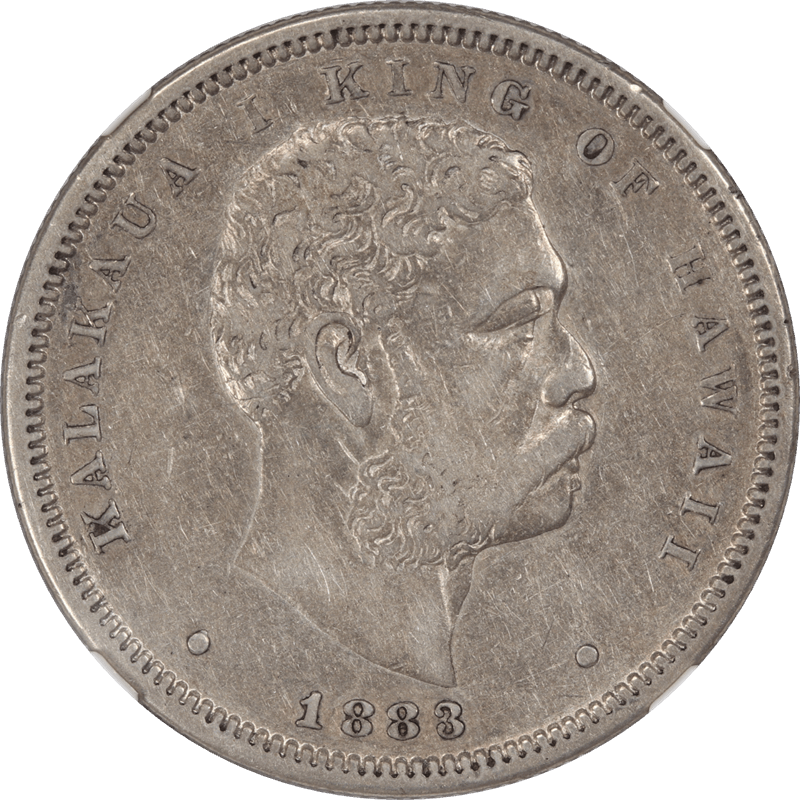 1883 Hawaii  Half Dollar 50c NGC XF40 - Nice Original Coin