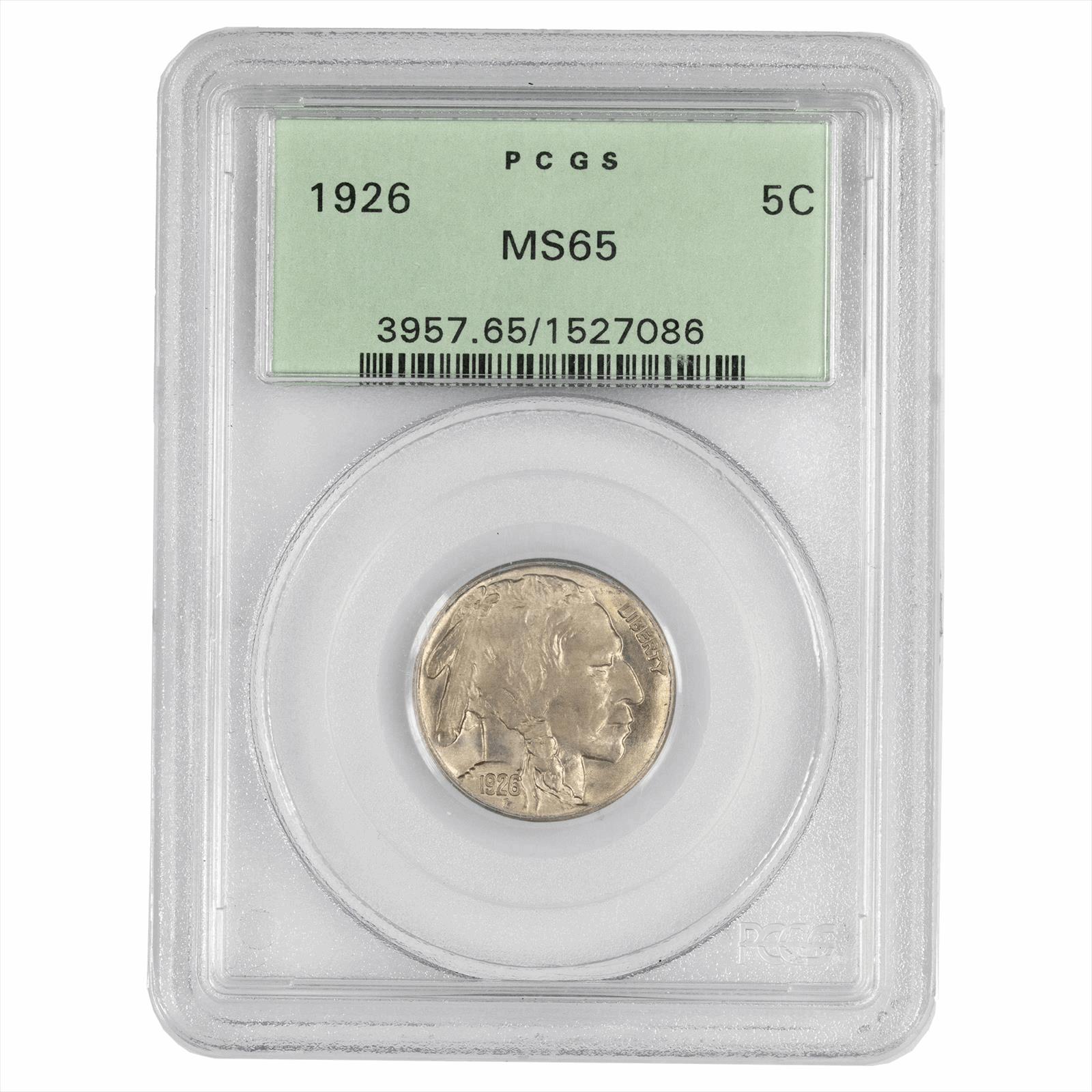 1926 Buffalo Nickel PCGS MS 65 