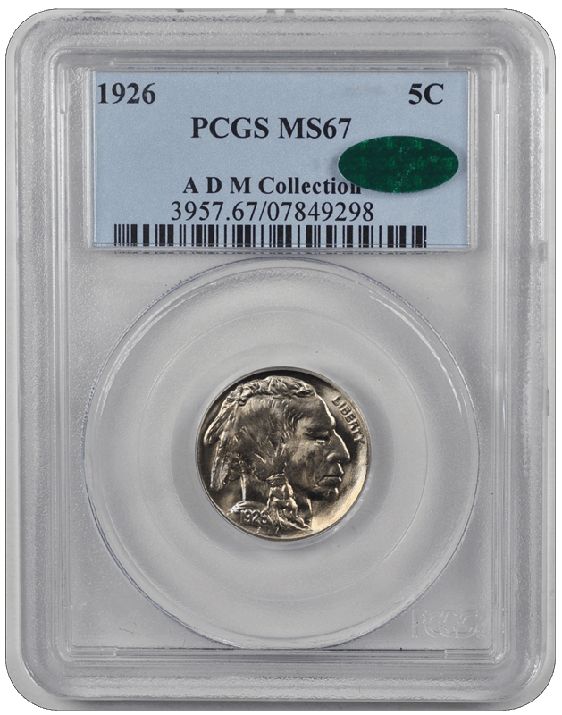 1926 Buffalo PCGS CAC MS 67 