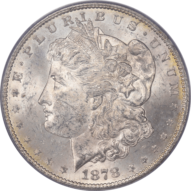 1878-CC Morgan Silver Dollar $1 PCGS MS62 - Very Clean for the Grade