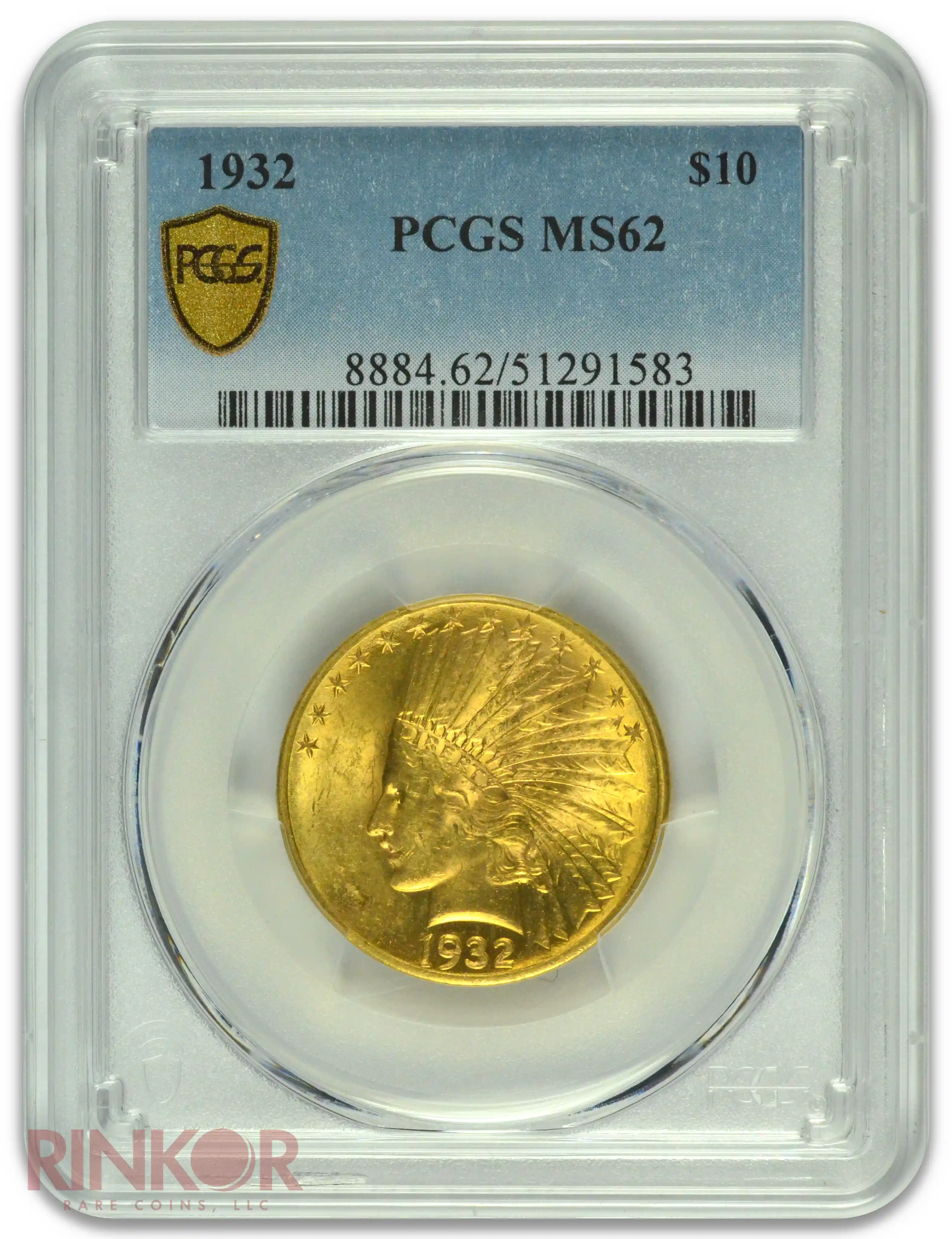 1932 Indian Head PCGS MS 62