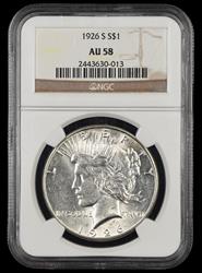1926 S $1 NGC AU58 AU58