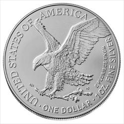 2026 Silver American Eagle - BU  other side
