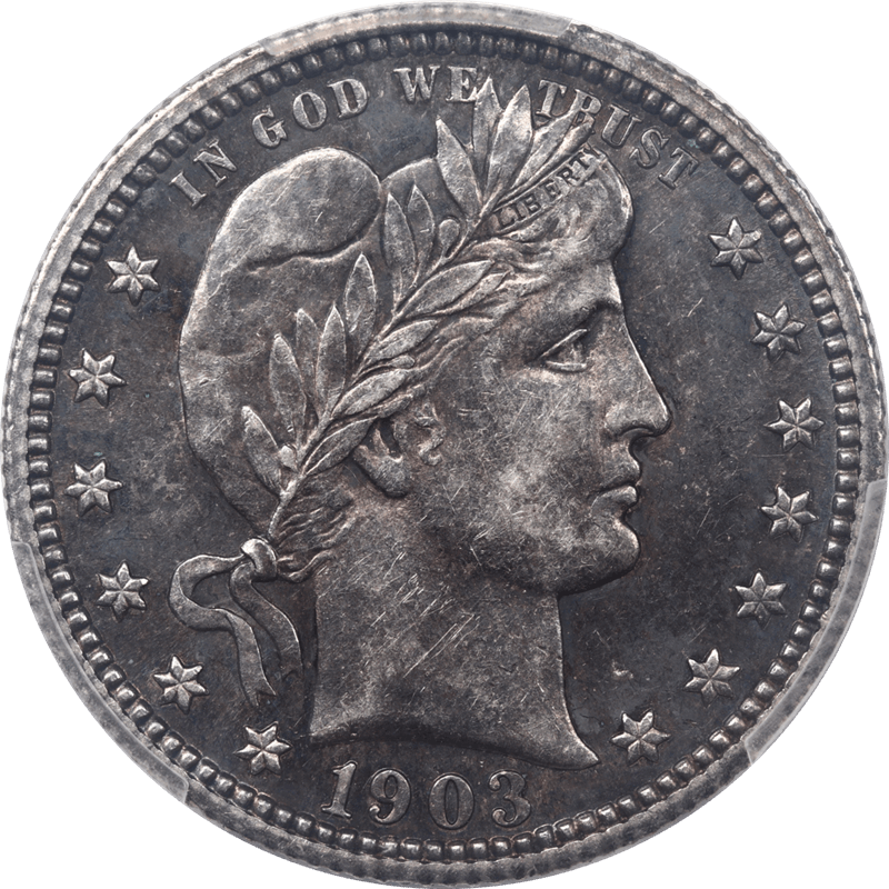 1903-S Barber Quarter 25c PCGS AU55 - Original Coin