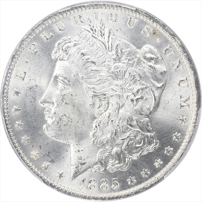 1885-O Morgan Silver Dollar PCGS MS 65 CAC - Nice Lustrous Coin