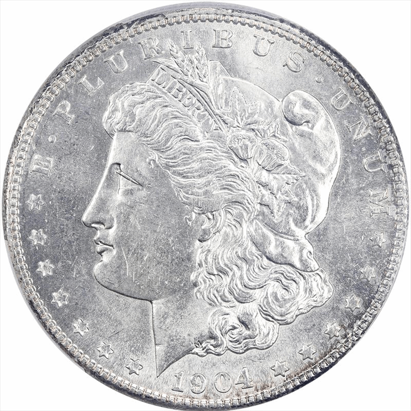 1904-S Morgan Silver Dollar PCGS MS 62 CAC - Nice Original Coin