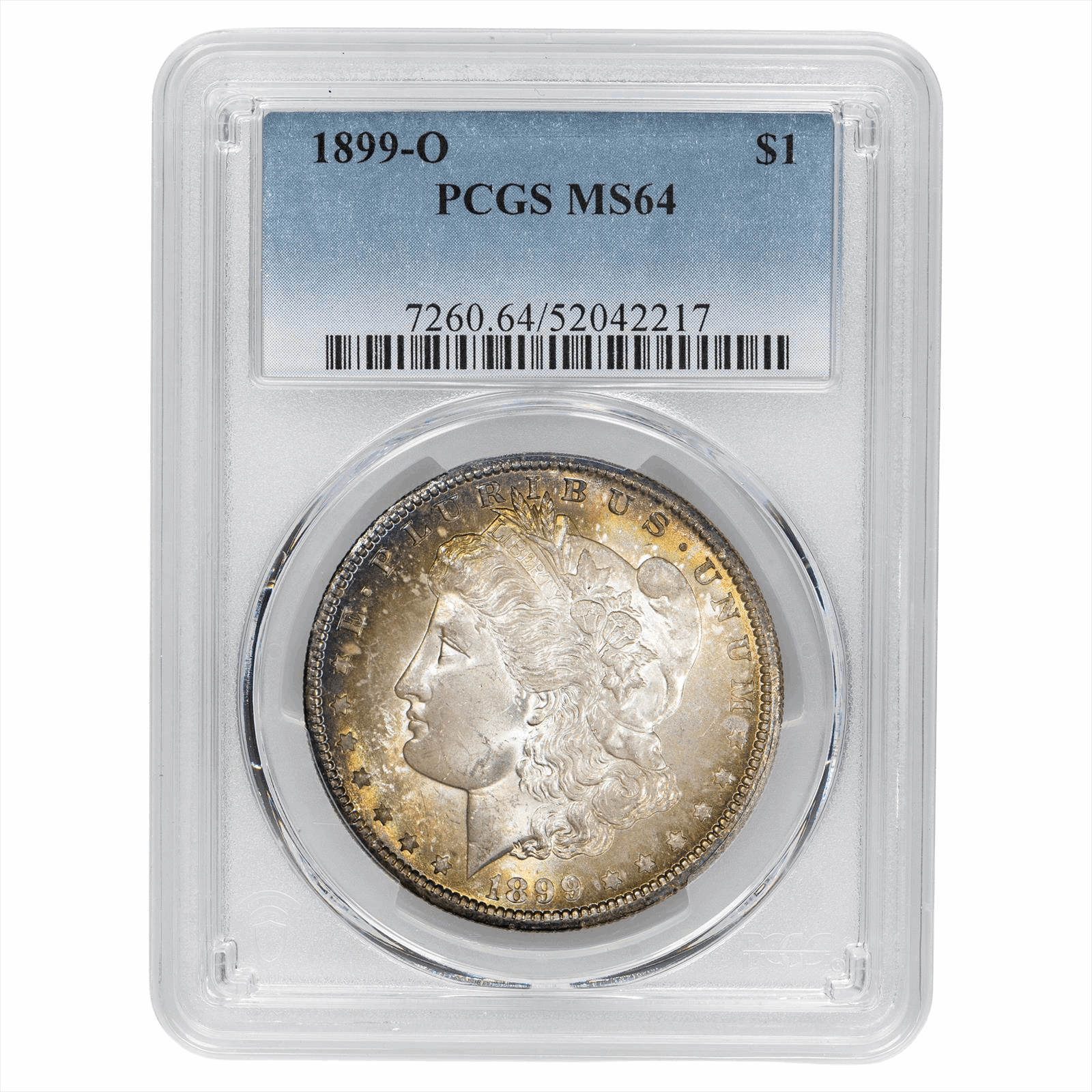 1899-O Morgan Silver Dollar $1 PCGS MS 64