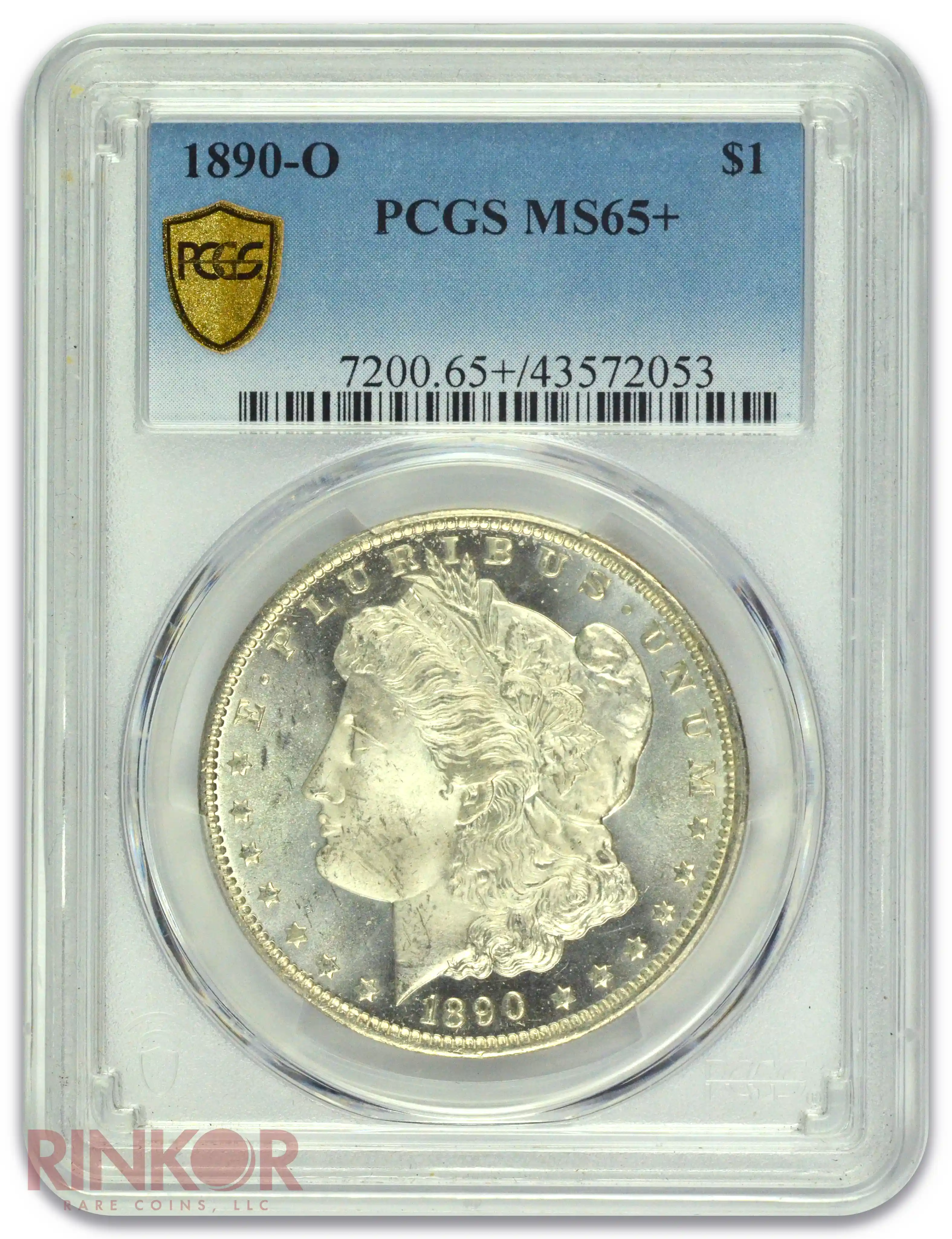 1890-O $1 Morgan Dollar PCGS MS 65+