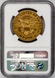 1853-O Liberty Head $20 NGC XF 40 EX: EUREKA HOARD