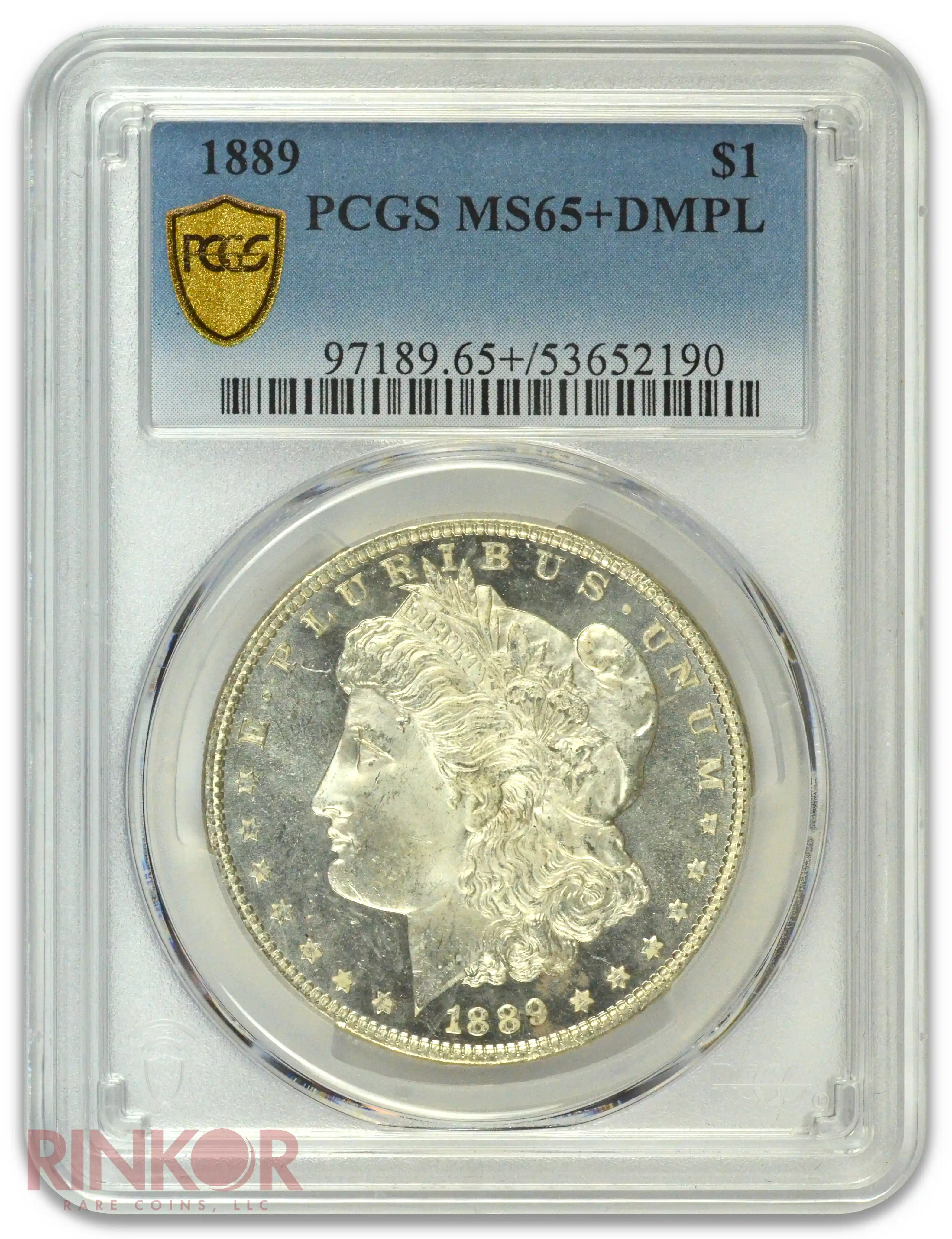 1889 $1 Morgan Dollar PCGS MS 65+ DMPL