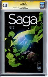 Saga #6 CGC 9.8 Signature Series Signed by Fiona Staples 