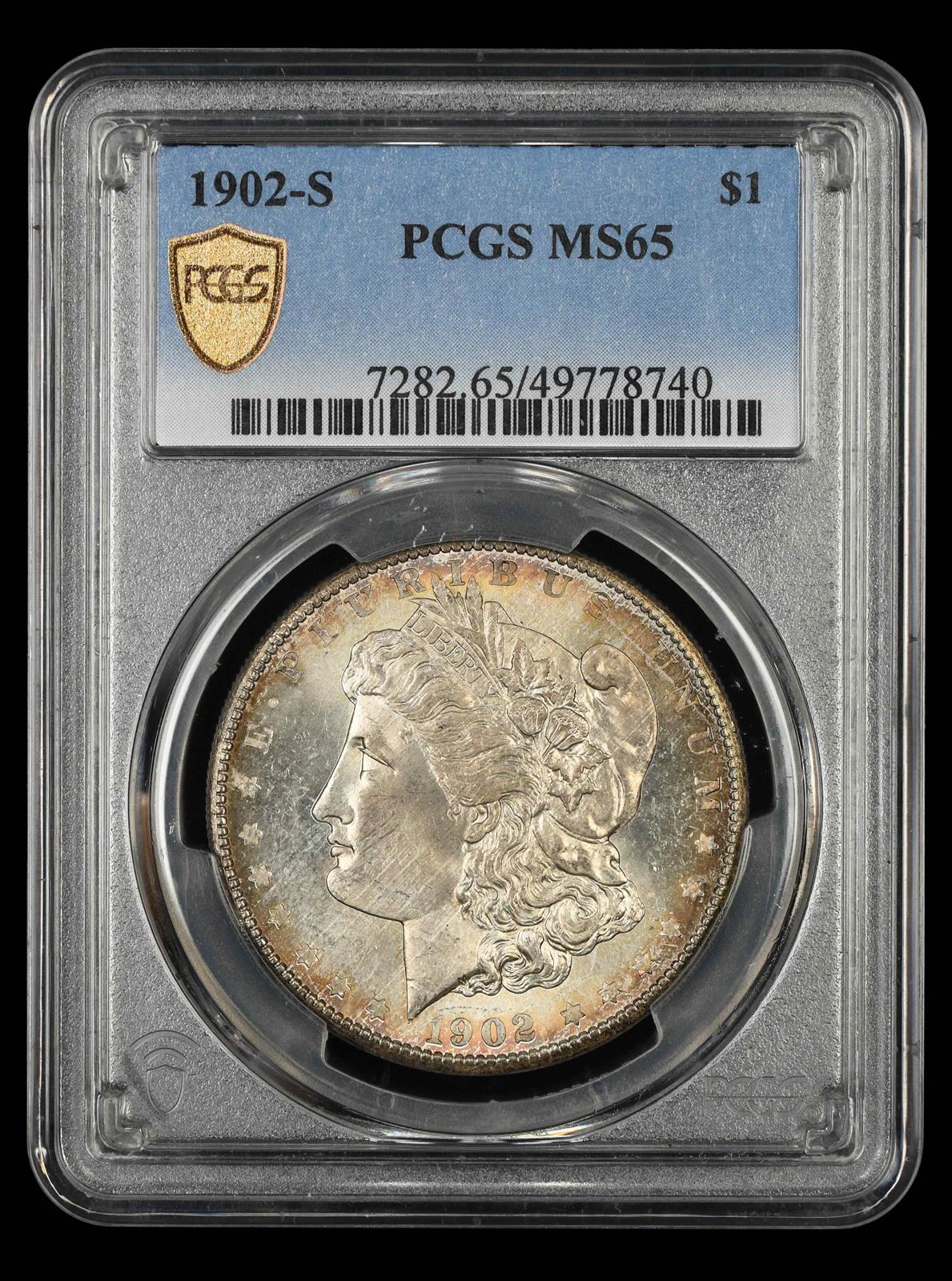 1902-S $1 PCGS MS 65