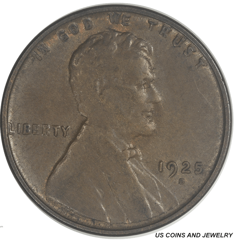 1925-D Lincoln Wheat Cent,  Circulated Extra Fine - Nice and Original