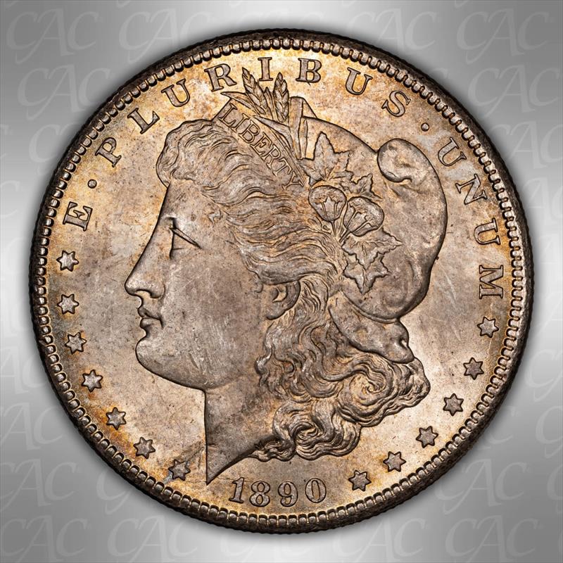 1890-CC $1 CACG MS 63