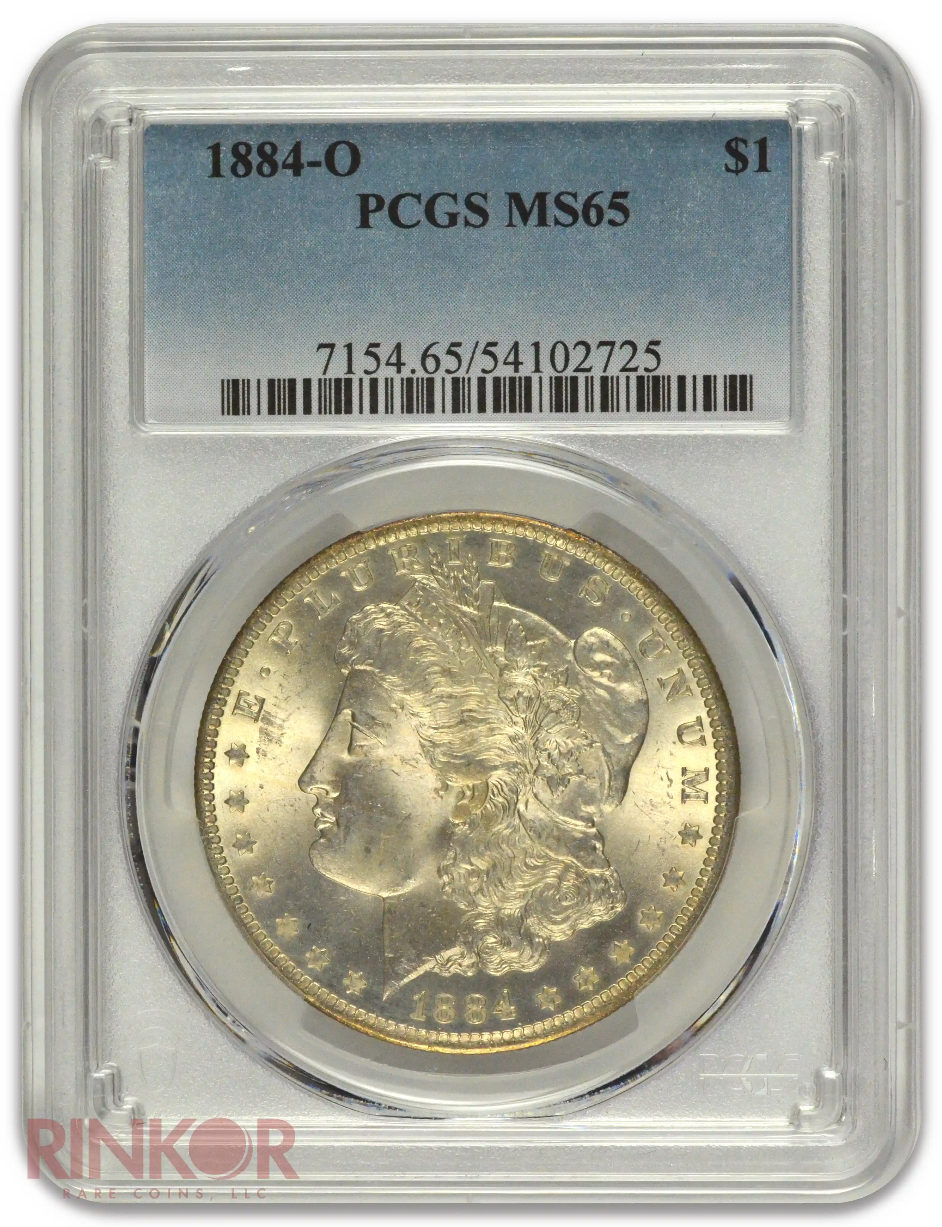 1884-O $1 Morgan Dollar PCGS MS 65
