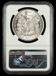 1921 D $1 VAM-1B1 Capped R Hot 50 Bill Fivaz Signature Label NGC  MS63