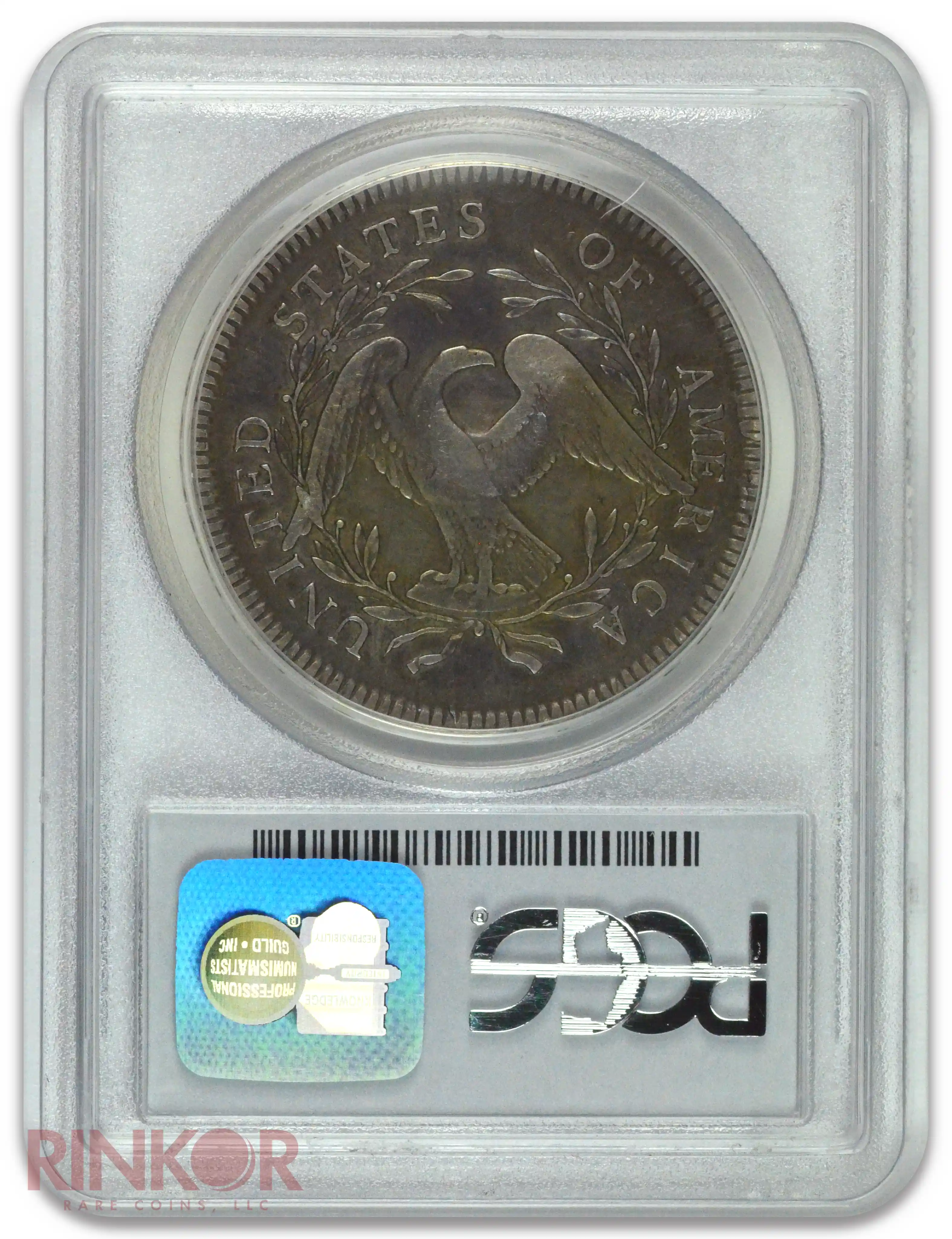 1795 $1 Silver Plug Flowing Hair Dollar PCGS VF-25