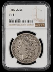 1889 CC $1 NGC F-15