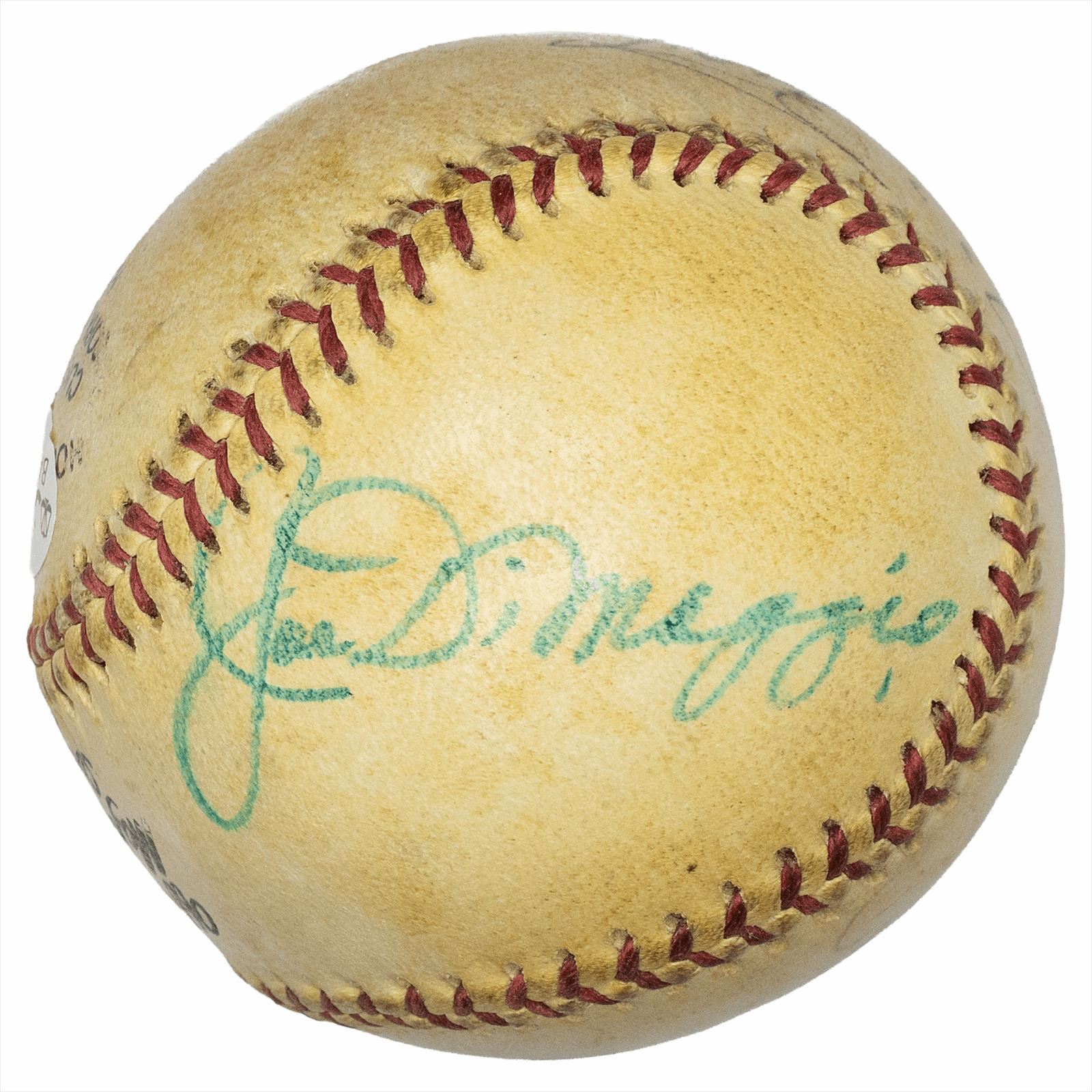 J. DiMaggio / W. Mays / B. Robinson / J. Unitas Signed Baseball JSA w/LoA 