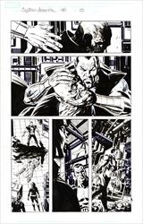 Captain America #48, Page 17 Artist:  Luke Ross (Penciller) Media Type: Pen and Ink Art Type: Interior Page 