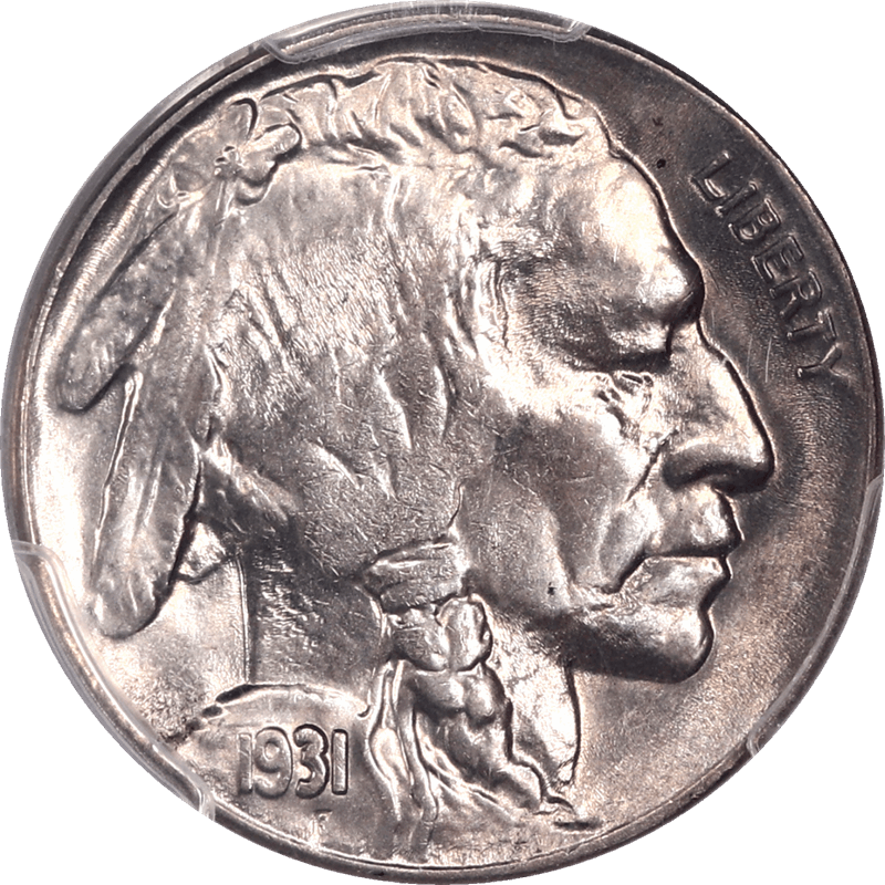 1931-S Buffalo Nickel, PCGS MS 66 CAC - Lustrous, PQ