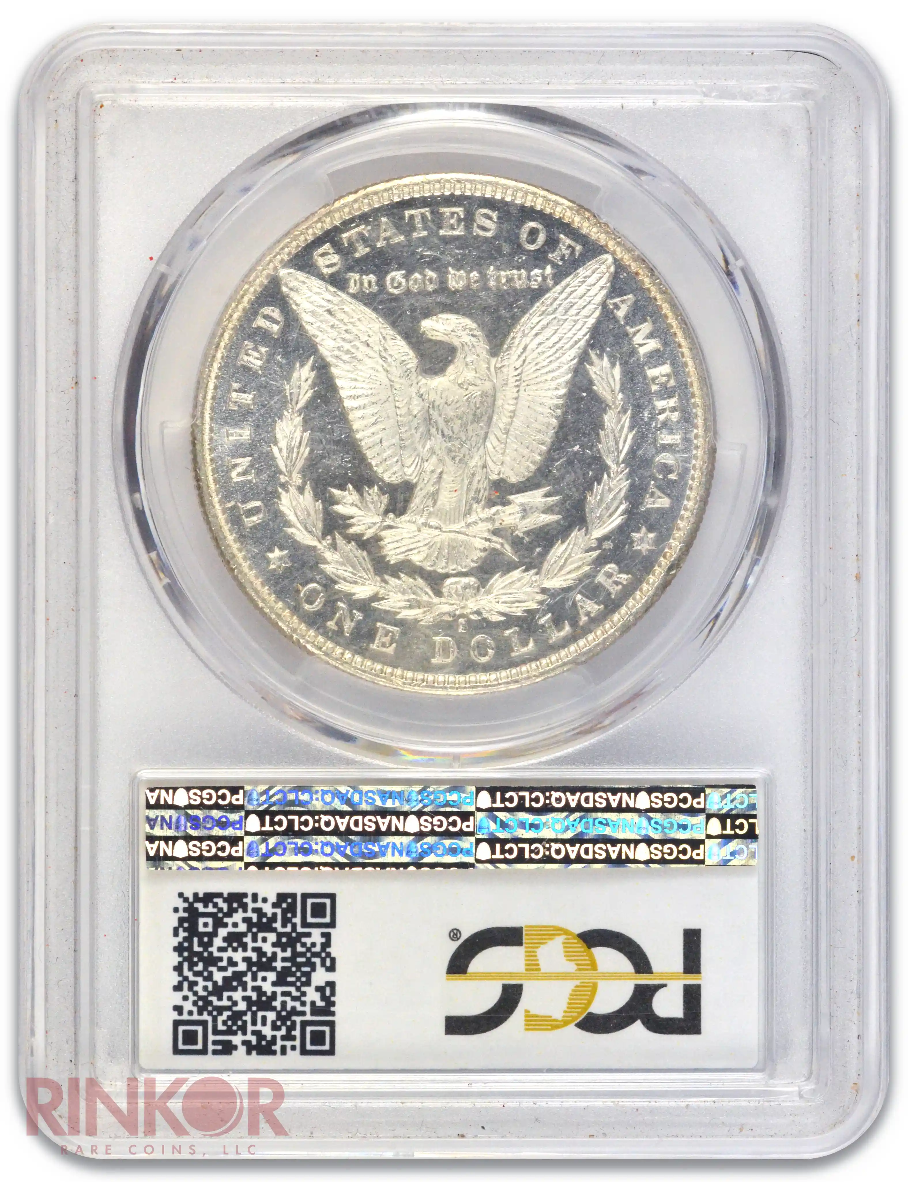 1880/9-S $1 Morgan Dollar PCGS MS 64 DMPL CAC
