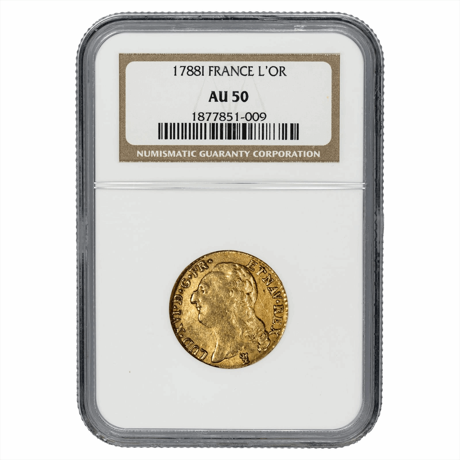 1788-I France Louis dOr LOR NGC AU 50