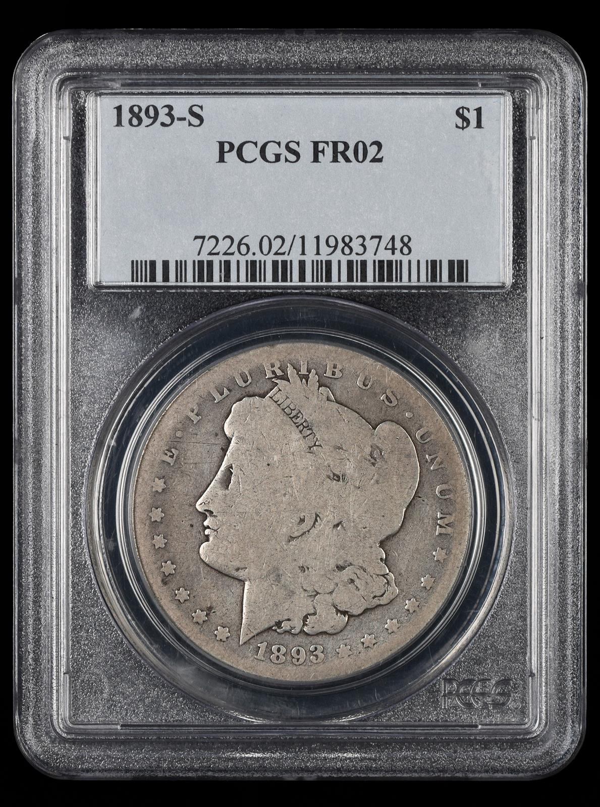 1893-S $1 PCGS FR2