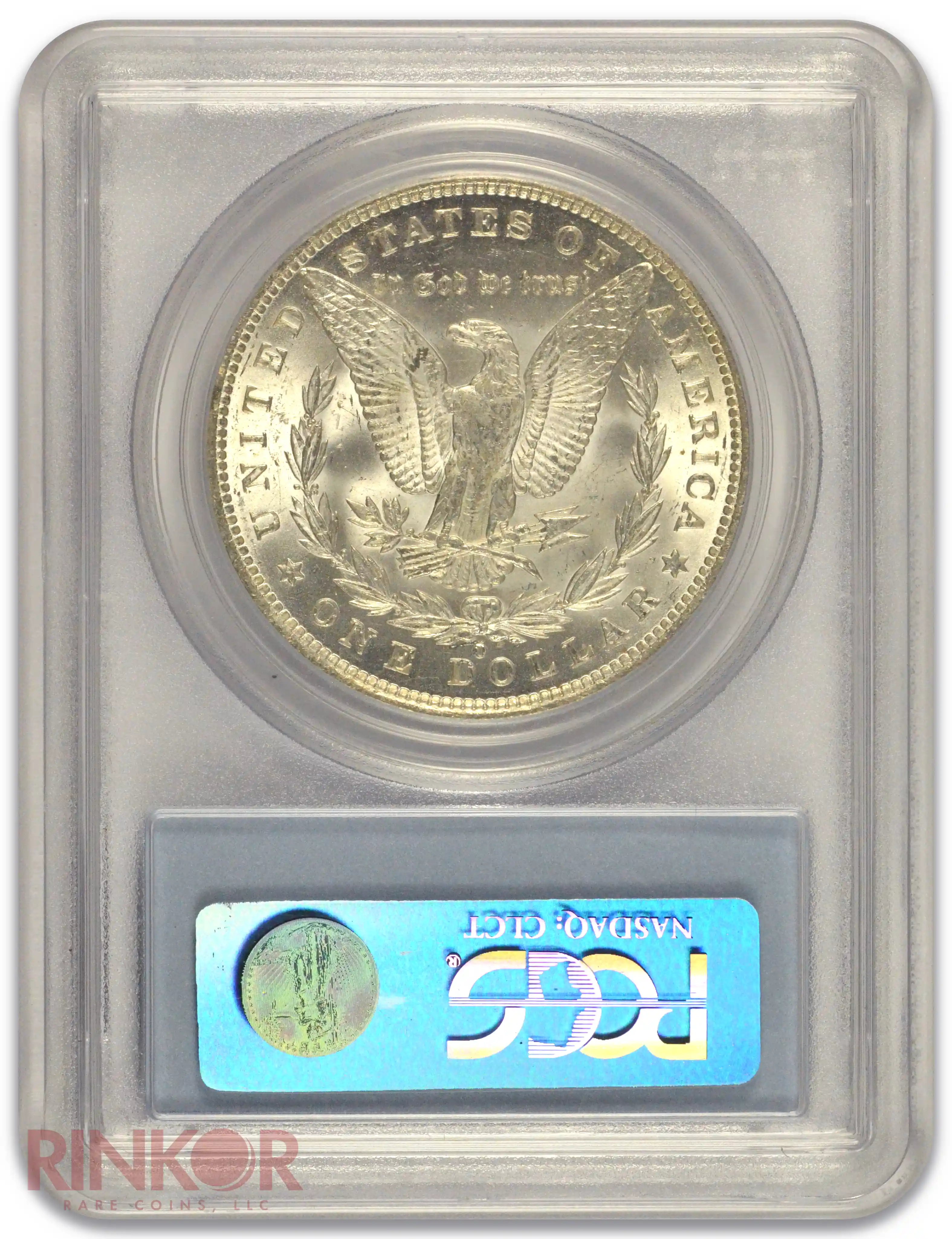 1887/6-O $1 Morgan Dollar PCGS MS 63