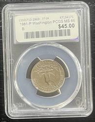 1981-P Washington PCGS MS 66