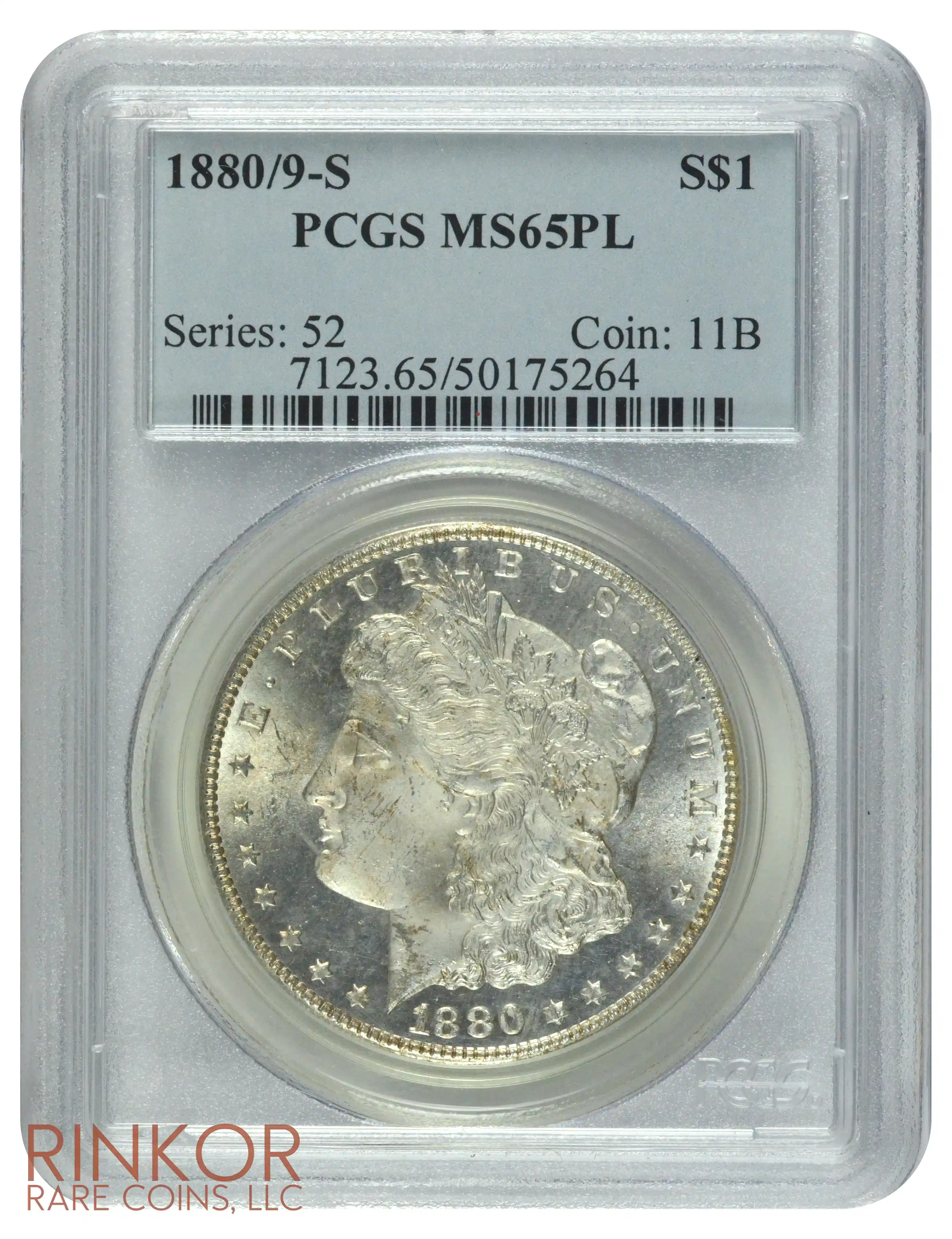 1880/9-S $1 PCGS MS 65 PL