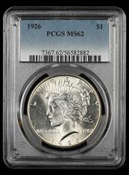 1926 $1 PCGS MS 62