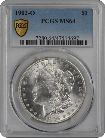 1902-O $1 Morgan Dollar PCGS  #3682-1 MS64