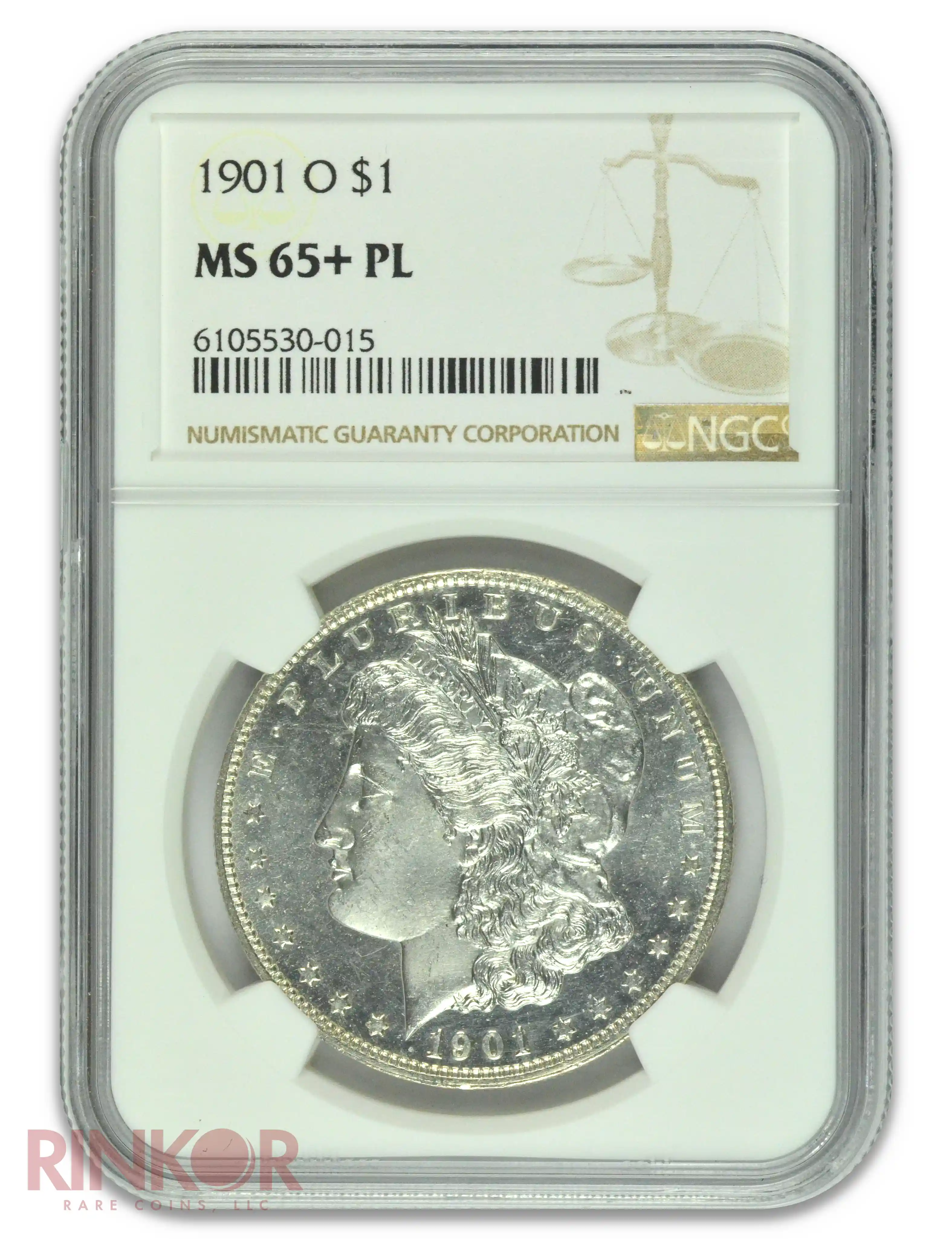 1901-O $1 NGC MS 65+ PL