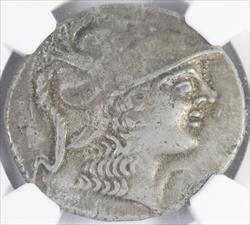 A Pamphylia, Side AR Tetradrachm 2nd to 1st Centuries BC NGC AU, 4371937001 