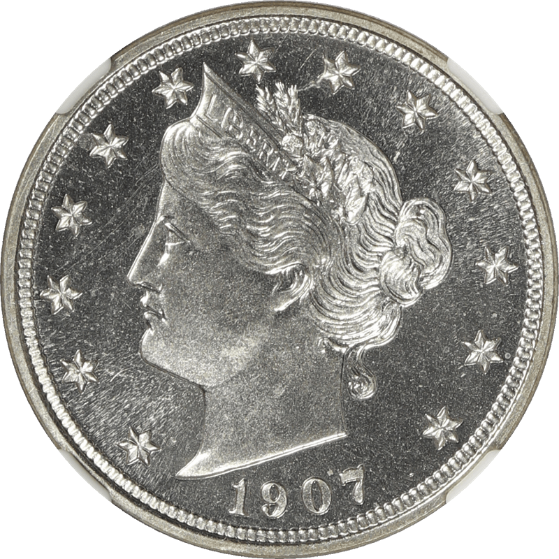 1907 Liberty Nickel 5c, NGC PR 66 - Nice Original Coin