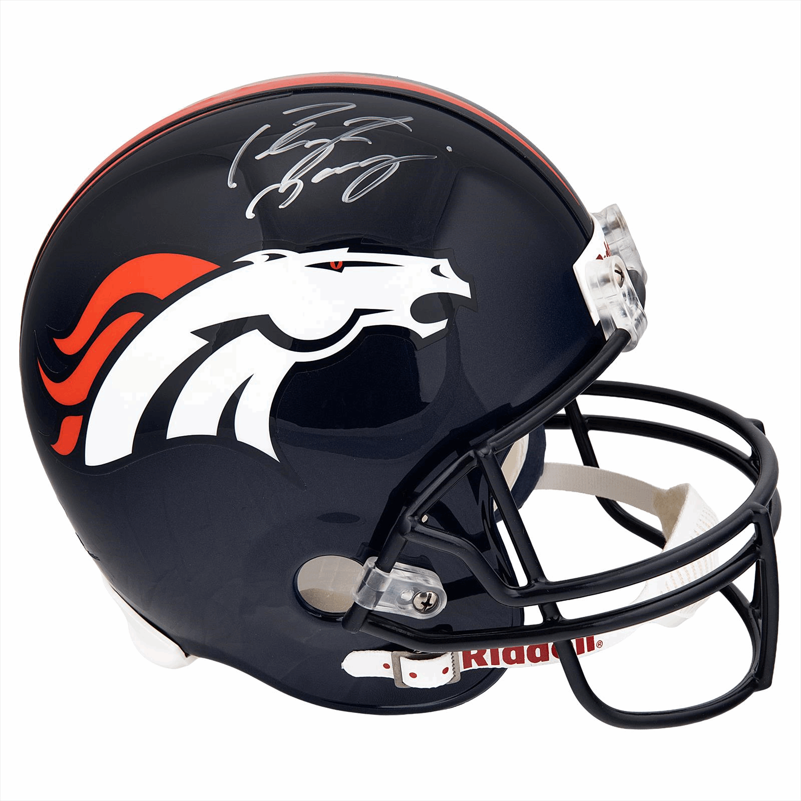 Peyton Manning Signed Denver Broncos Full Size Replica Helmet Steiner Authentic 