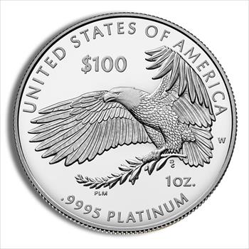 2018-W 1 oz Proof Platinum Eagle $100 (Cap Only)  other side