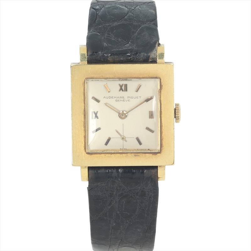 Buy MENS WATCHES-Vintage 25mm Audemars Piguet 18k gold Square watch only