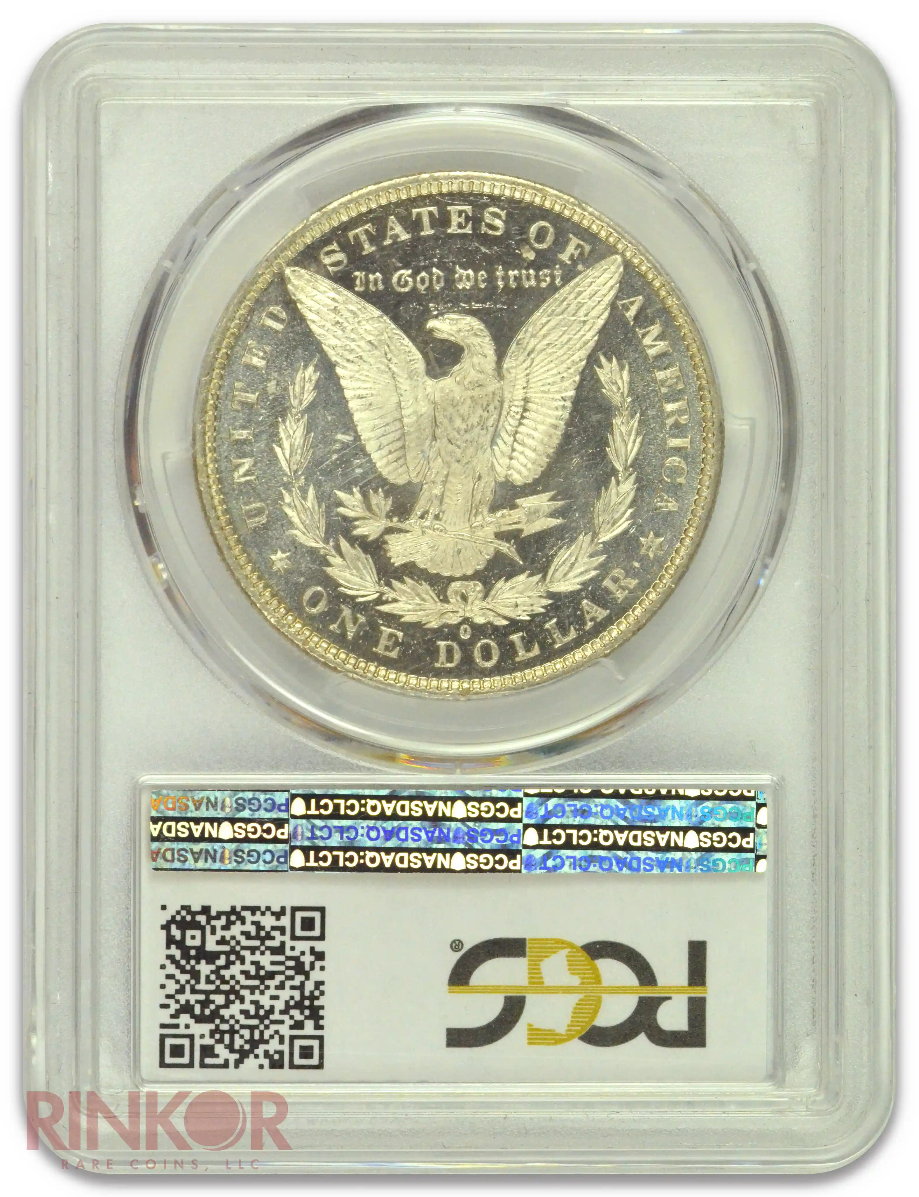 1882-O $1 Morgan Dollar PCGS MS 64 DMPL CAC