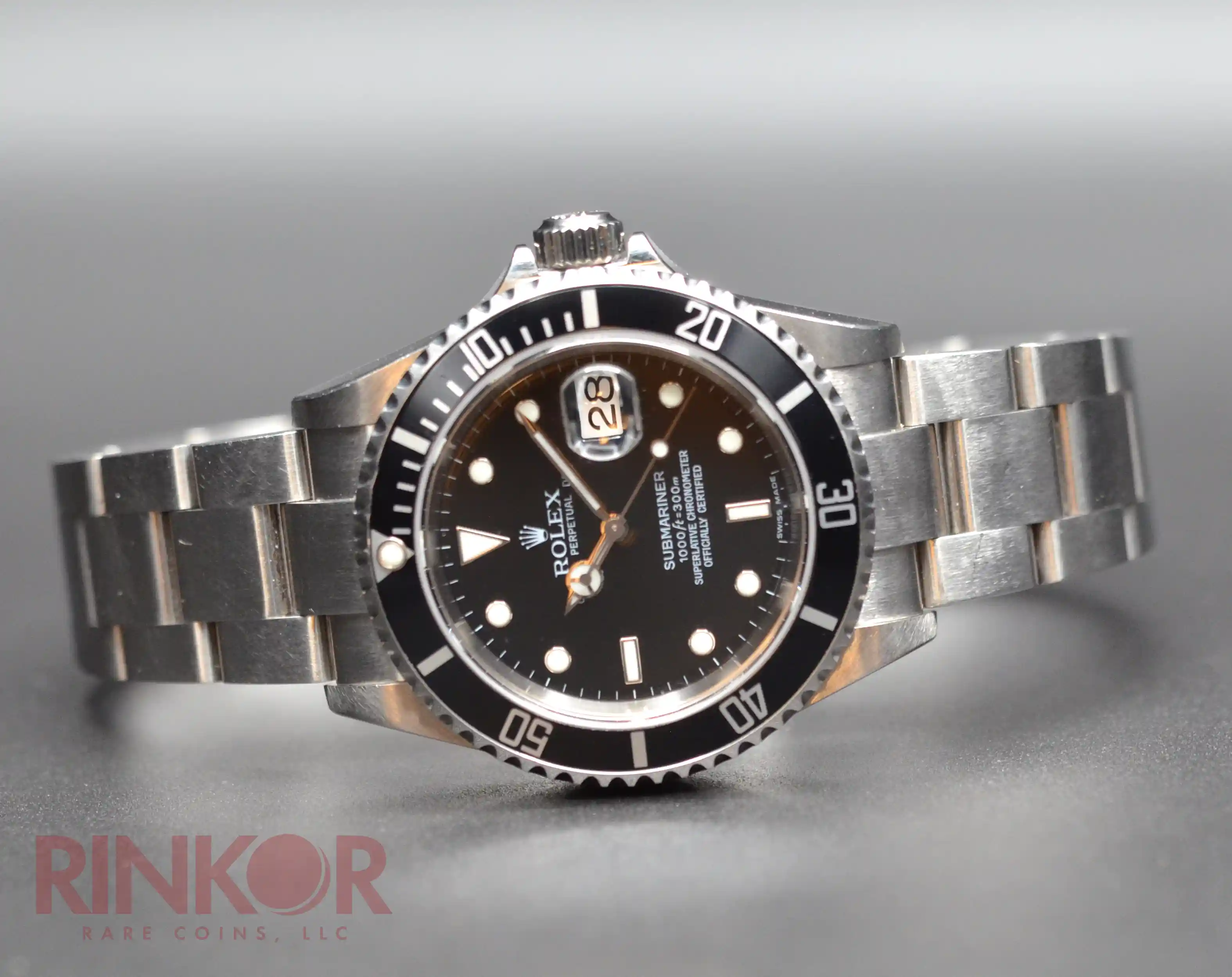 2006 Rolex Black Submariner 16610T Watch Only