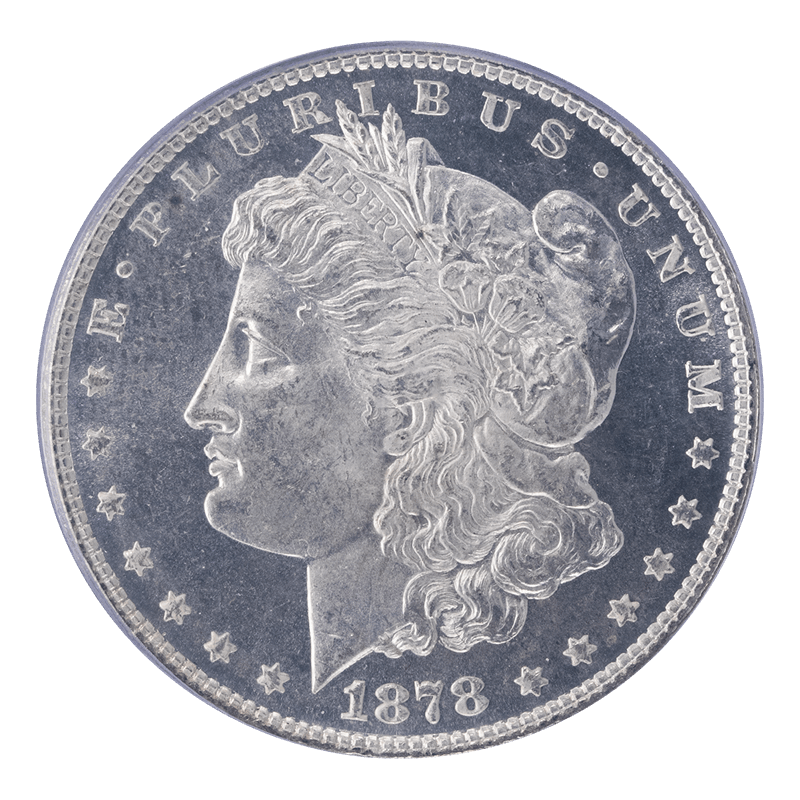 1878 7/8TF  Strong, Morgan Silver Dollar,  PCGS MS 64 - VAM-38 5 TF - Very Attractive