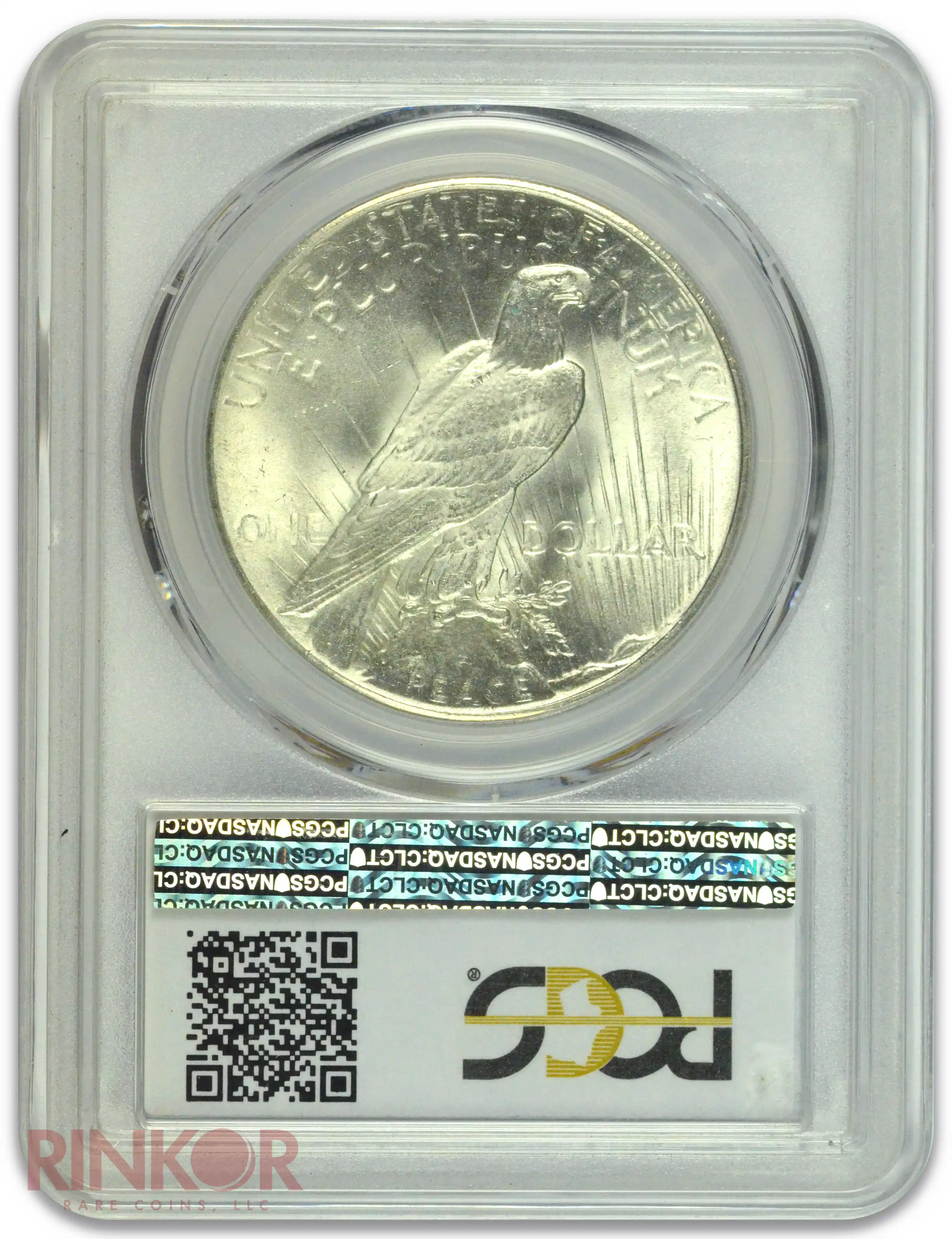 1926 $1 Peace Dollar PCGS MS 65+