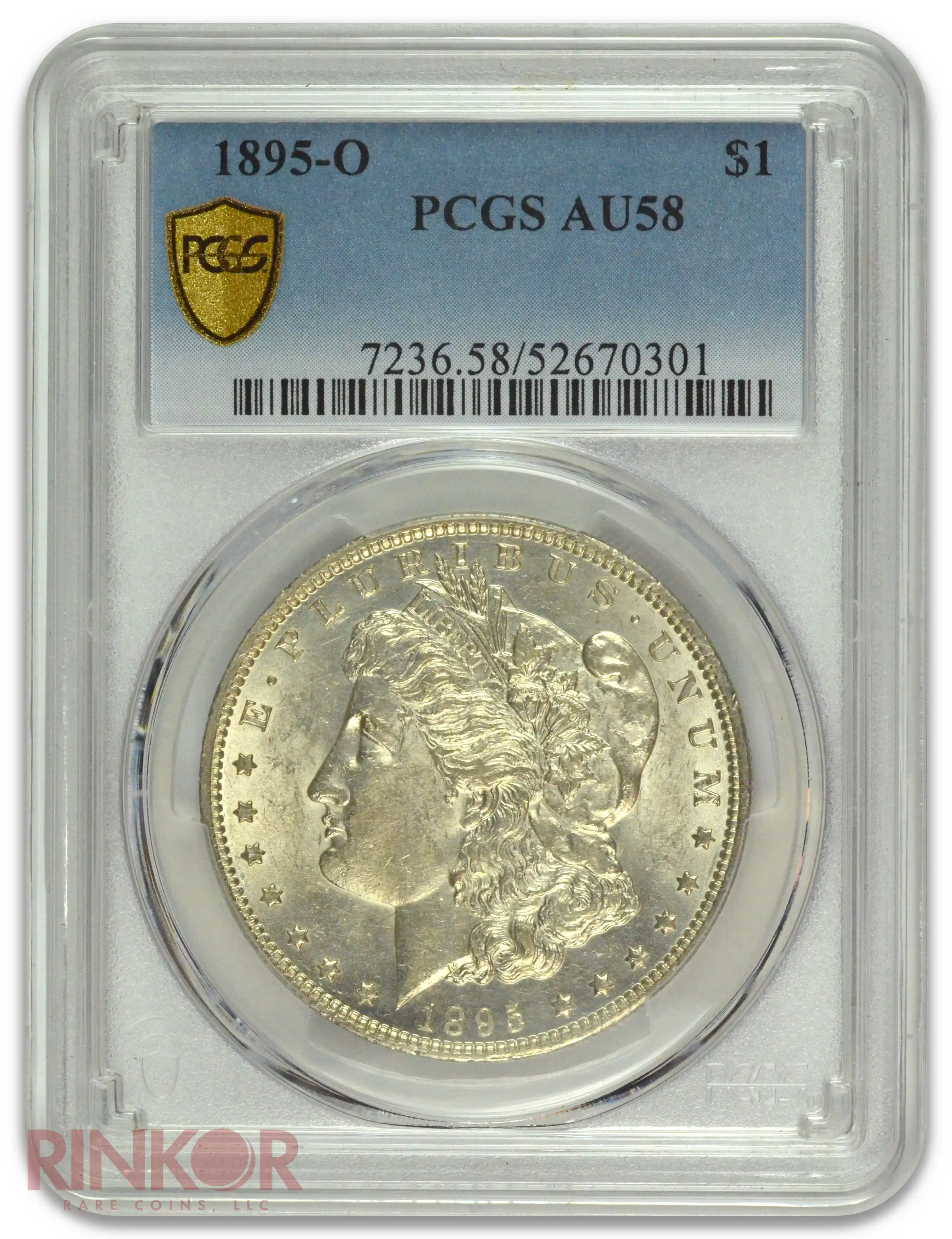 1895-O $1 Morgan Dollar PCGS AU-58