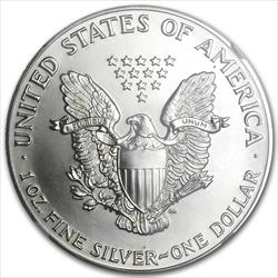 1986 American Silver Eagle MS69 NGC 